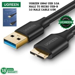 UGREEN 10840 USB 3.0 A Male to Micro USB-B 3.0 Cable (0.5M)